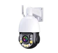 ZADCCS Cámara IP, Cámara IP PTZ de 8 MP y 4K con WiFi, Zoom 50X, CCTV for Exteriores, IA, Alarma Humana, Domo Velocidad, Distancia IR 120 m(8MP Camera 32G)