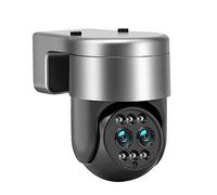 ZADCCS Cámaras de Seguridad, Cámara IP de 8MP 4K, Lente Dual, for Exteriores, protección Seguridad, Zoom 8X, Seguimiento automático, 2K, 4MP, CCTV, videovigilancia, NVR, FTP(4K 8MP WiFi Add 32G)