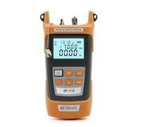 ZADCCS Medidor de potencia óptica, Medidor De Potencia Óptica -50 ~ + 26dbm -70 + 10dbm 4 En 1 Metro 1-15km Localizador Visual Fallos Prueba Cable Red Probador Fibra(15KM 50 26dbm)