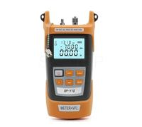 ZADCCS Medidor de potencia óptica, Medidor De Potencia Óptica -50 ~ + 26dbm -70 + 10dbm 4 En 1 Metro 1-15km Localizador Visual Fallos Prueba Cable Red Probador Fibra(15KM 70 6dbm)