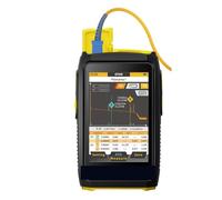 ZADCCS Medidor de potencia óptica, Mini OTDR 1310nm 1550nm 20dB Reflectómetro De Fibra Óptica Doble Longitud Onda Pantalla Táctil OPM Mapa Eventos Probador Óptico(1310 1550nm iOLA APC)
