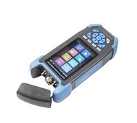 ZADCCS Medidor de potencia óptica, Mini Reflectómetro De Fibra Óptica Otdr 1310/1550nm 22/24dB Con 9 Funciones Mapa Eventos OPM OLS For Probador Cable Ethernet 64km(1310 1550 SC UPC)