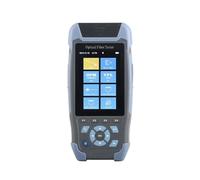 ZADCCS Medidor de potencia óptica, MINI Reflectómetro De Fibra Óptica OTDR Con 9 Funciones VFL OLS OPM Cable Mapa Eventos Probador Ethernet Otdr Multilenguaje(NK3200D)