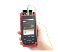 ZADCCS Medidor de potencia óptica, Reflectómetro De Fibra Óptica Mini OTDR Multifunción Con 8 Funciones 22dB VFL OPM OLS Mapa Eventos RJ45 Probador Cable Otdr(1550nm(A))