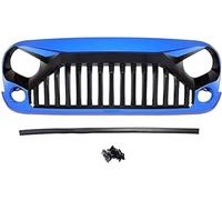 ZADIKO Automotive Parachoques Delantero Rejilla de Repuesto para Jeep Wrangler JK Rubicon Sahara 2007-2017, Combinación Parachoques Delantero automóvil y Rejilla Entrada Aire