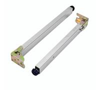ZADIKO Patas de Mesa Plegables de Acero Inoxidable Ajustables de 30 a 150 cm, Capacidad de Carga de 80 kg for escritorios industriales y Soportes de Barra de Comedor.(95cm)