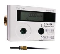 Zähler Plattform Contador de calor SensoStar E, flujo nominal Qn 0,6 m³/h, conexión 3/4 pulgadas, longitud de construcción 110 mm, sensor de temperatura Ø 5,2 mm, calificación 2021 válida hasta 2026.