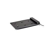 Zafferano Base de Recarga de Contacto Múltiple y Modular (Max 6 piezas) para Poldina Pro, Poldina Pro Mini, Dama Pro, Pina Pro, AC220-240V 50/60Hz, Enchufe EU - Negro