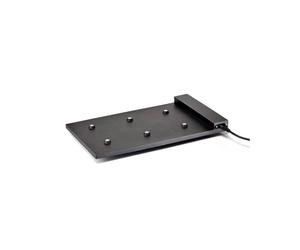 Zafferano Base de Recarga de Contacto Múltiple y Modular (Max 6 piezas) para Poldina Pro, Poldina Pro Mini, Dama Pro, Pina Pro, AC220-240V 50/60Hz, Enchufe EU - Negro