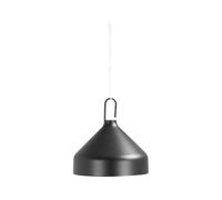 Zafferano, Lámpara Amelie Suspensión, Lámpara de Mesa Portátil y Recargable con Control Táctil, para Salón y Exterior, Atenuador, 2200-3000 K, Altura 12 cm, Color Negro
