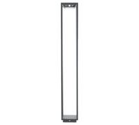 Zafferano, Lámpara Home Solar, Lámpara de Pie Inalámbrica con Panel Solar y Sensores de Movimiento, Apta para Exteriores, Atenuador, 3000 K, Altura 100 cm, Color Gris Oscuro