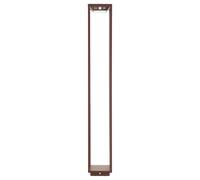 Zafferano, Lámpara Home Solar, Lámpara de Pie Inalámbrica con Panel Solar y Sensores de Movimiento, Apta para Exteriores, Atenuador, 3000 K, Altura 100 cm, Color Corten