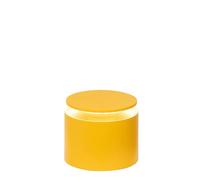 Zafferano, Lámpara Push-Up, Lámpara de Mesa Recargable e Inalámbrica con Control Táctil, Adecuada también como Lámpara de Exterior, Atenuador, 2200-3000 K, Altura 80-100 cm, Color Ocre