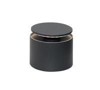 Zafferano, Lámpara Push-Up, Lámpara de Mesa Recargable e Inalámbrica con Control Táctil, Adecuada también como Lámpara de Exterior, Atenuador, 2200-3000 K, Altura 80-100 cm, Color Gris Oscuro