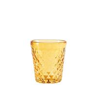 Zafferano New Balloton - Juego de 6 vasos de cristal soplado a mano (cristal veneciano, apto para lavavajillas, 6 unidades), color amarillo