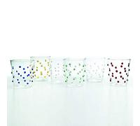 Zafferano Party Bicchiere Tumbler 45 Cl Set 6 Pz In Vetro Multicolore