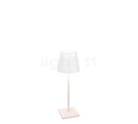 Zafferano Poldina L Desk, lámpara recargable LED, blanco