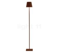 Zafferano Poldina, lámpara recargable LED, marrón - 52/87/122 cm , artículo en fin de serie