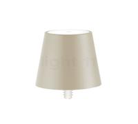 Zafferano, Poldina Stopper Lamp, Lámpara de Botella Inalámbrica Recargable con Control Táctil, Apta para Salón y Exterior, Atenuador, 2200-3000 K, Altura 11 cm, Color Arena