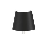 Zafferano Poldina Stopper, lámpara recargable LED, negro mate