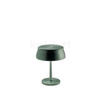 Zafferano Sister Light, lámpara recargable LED, verde - 17 cm