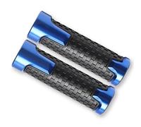 ZAFFYY para Super SOCO CPx CUx CU TC 50/MAX/Wanderer TS TSX 1500 2019-2022 7/8 Accesorios Puños De Manillar De Motocicleta Puños De Manillar CNC(Blue)