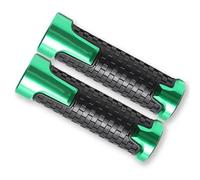 ZAFFYY para Super SOCO CPx CUx CU TC 50/MAX/Wanderer TS TSX 1500 2019-2022 7/8 Accesorios Puños De Manillar De Motocicleta Puños De Manillar CNC(Green)