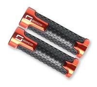 ZAFFYY para Super SOCO CPx CUx CU TC 50/MAX/Wanderer TS TSX 1500 2019-2022 7/8 Accesorios Puños De Manillar De Motocicleta Puños De Manillar CNC(Orange)