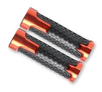 ZAFFYY para Super SOCO CPx CUx CU TC 50/MAX/Wanderer TS TSX 1500 2019-2022 7/8 Accesorios Puños De Manillar De Motocicleta Puños De Manillar CNC(Orange)