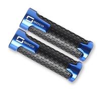ZAFFYY para Super SOCO CPx CUx CU TC 50/MAX/Wanderer TS TSX 1500 2019-2022 7/8 Accesorios Puños De Manillar De Motocicleta Puños De Manillar CNC(Blue)