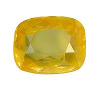 Zafiro amarillo Pukhraj de calidad A natural 11.25 Ratti certificado original piedra preciosa suelta propósito astrológico-AMZ15006