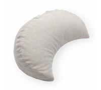 ZAFUZEN Zafu Méditation Demi-Lune Sand - Coussin Méditation Ergonomique en Épeautre, Housse Lavable, Coussin Yoga 40×14 cm