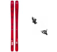 Zag - Packs esquí de travesía - Pack Ubac 89 2026 de Madera - Rojo Rojo 169 cm.176 cm