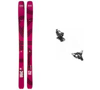 Zag - Packs esquí de travesía - Pack Ubac 89 Lady 2026 para Mujer de Madera - Rosa Rosa 155 cm.162 cm