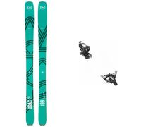 Zag - Packs esquí de travesía - Pack Ubac 95 Lady 2026 de Madera - Verde