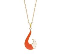 ZAG STORE - Miraculous Ladybug - Collar de zorro Rena Rouge, adorno dorado y blanco