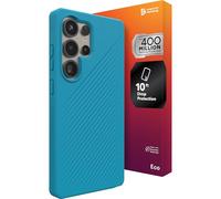 ZAGG - Carcasa de Lujo para Samsung Galaxy S25 Ultra - Protección contra caídas de 3 m, respetuosa con el Medio Ambiente, Compatible con Carga inalámbrica, diseño Fino y Ligero, diseño Ondulado