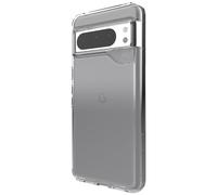 ZAGG Crystal Palace - Funda para Google Pixel 8 Pro, Acabado Transparente con protección contra Impactos Mejorada de grafeno, ecológica con 78% de Contenido Reciclado, Funda Compatible con Carga