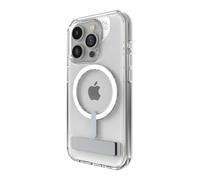 ZAGG Crystal Palace Snap KS - Funda reforzada con grafeno con soporte para iPhone 15 Pro [6.1 pulgadas], compatible con MagSafe, antiamarilleamiento, a prueba de golpes, cubierta trasera para teléfono