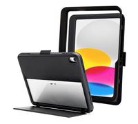 ZAGG Denali - Funda para iPad de 10.9 pulgadas (A16) de 10.9 pulgadas, ultraduradera, respetuosa con el medio ambiente, resistente a caídas, con protector de pantalla a presión y soporte de ángulo