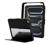 ZAGG Denali - Funda para iPad Pro de 11 pulgadas, ultraduradera, respetuosa con el medio ambiente, resistente a caídas con protector de pantalla a presión y soporte de ángulo infinito, compatible con