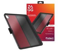 ZAGG Denali - Funda para iPad Pro de 13 Pulgadas (M4), Resistente a caídas hasta 6.5 pies, con Protector de Pantalla a presión, Soporte de ángulo Infinito y Materiales reciclados