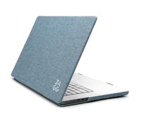 ZAGG Funda protectora para MacBook Air de 13 pulgadas M3/M2, acabado de tela, cubierta rígida de dos piezas, ligera, protección duradera, resistente a los arañazos, agarres de goma antideslizantes