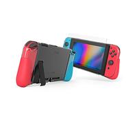 ZAGG Gear4 Kita Grip Funda Protectora para Nintendo Switch, a Prueba de Golpes, Apta para niños, (Transparente)