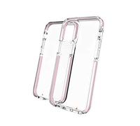 ZAGG Gear4 Piccadilly - Compatible con iPhone 12 Mini - Protección Avanzada contra Impactos con tecnología D3O integrada, antiamarilleamiento, Funda para teléfono, Color Oro Rosa