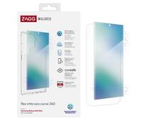 ZAGG InvisibleShield Flex Curve XTR2 ECO 360 - Protector de pantalla compatible con Samsung Galaxy S23 Ultra Bundle, a prueba de golpes, resistente, antirreflectante, luz azul claro, 5G, transparente