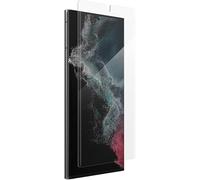 ZAGG InvisibleShield Fusion Curve para Samsung Galaxy S22 Ultra - Protección de pantalla híbrida flexible - Reforzada con D3O - Protección extrema contra impactos y arañazos - para pantallas curvas