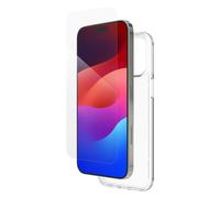 ZAGG InvisibleShield Glass Elite 360 Protector de Pantalla Compatible con Apple iPhone 15 Pro Max, Sin Manchas, Cobertura Total, Resistente a Arañazos, Bordes Reforzados, Fácil Aplicación