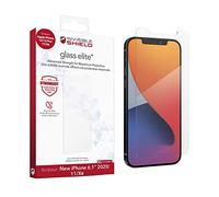 ZAGG InvisibleShield Glass Elite+ para Apple iPhone 12/12 Pro/11/XR (pantalla), antimicrobiano, protección contra impactos, sin manchas, resistente a los arañazos