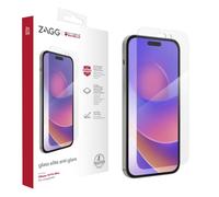 Zagg InvisibleShield Glass Elite Screen Protector para iPhone 14 Pro Max, Anti-Glare, Shockproof, Smudgeproof, Scratch Resistant, Anti-microbial, (Clear)